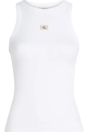 Calvin Klein Mujer, Camisetas, Blanco, Talla: XL