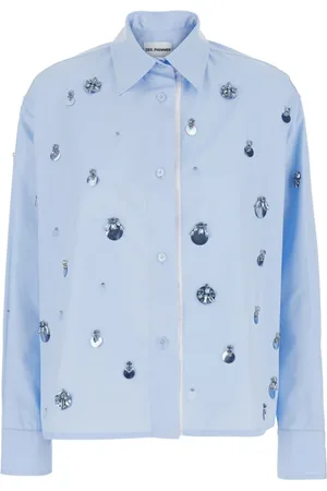 Des Phemmes Mujer, Blusas y Camisas, Azul, Talla: XS