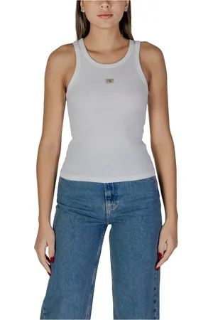 Calvin Klein Mujer, Camisetas, Blanco, Talla: M