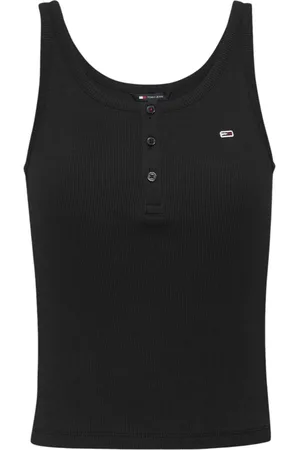 Tommy Hilfiger Mujer, Camisetas, Negro, Talla: XS