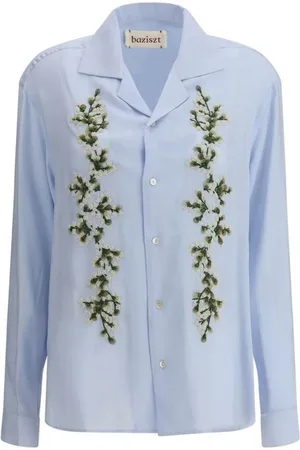 Baziszt Mujer, Blusas y Camisas, Azul, Talla: M