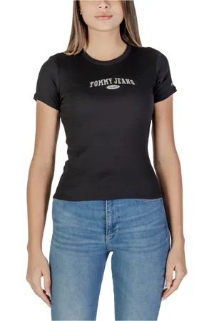 Tommy Hilfiger Mujer, Camisetas, Negro, Talla: M