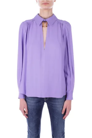 Elisabetta Franchi Mujer, Blusas y Camisas, Púrpura, Talla: M