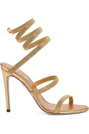 RENE CAOVILLA Mujer, Zapatos, Amarillo, Talla: 37 EU