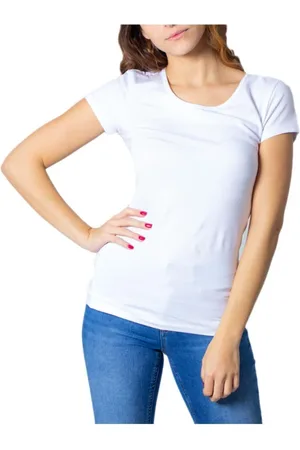 ONLY Mujer, Camisetas, Blanco, Talla: M
