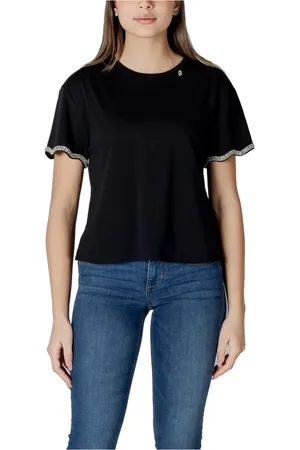 Liu Jo Mujer, Camisetas, Negro, Talla: S