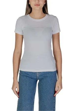 Calvin Klein Mujer, Camisetas, Blanco, Talla: XL