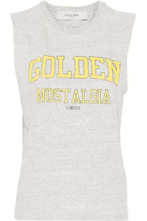 Golden Goose Mujer, Camisetas, Gris, Talla: L
