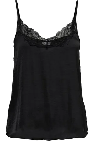 ONLY Mujer, Camisetas, Negro, Talla: XS