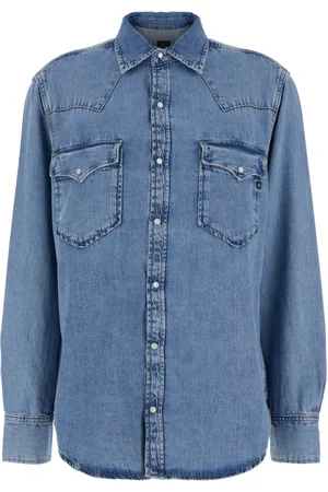 Adriano Goldschmied Mujer, Blusas y Camisas, Azul, Talla: M