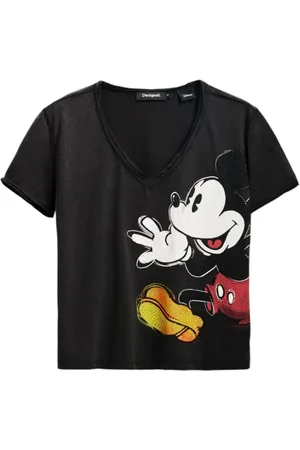 Desigual Mujer, Camisetas, Negro, Talla: XS