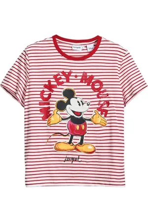 Desigual Mujer, Camisetas, Rojo, Talla: XL