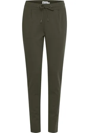 Ichi Mujer, Pantalones, Verde, Talla: 2XL