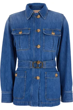 Twin-Set Mujer, Chaquetas, Azul, Talla: M