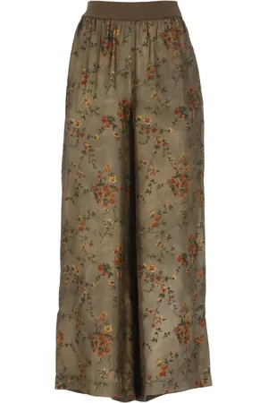 UMA WANG Mujer, Pantalones, Verde, Talla: S