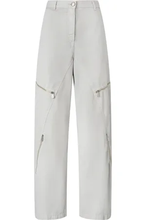 Pinko Mujer, Pantalones, Gris, Talla: S