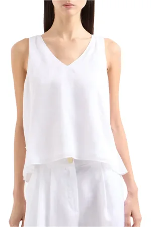 Armani Exchange Mujer, Camisetas, Blanco, Talla: M