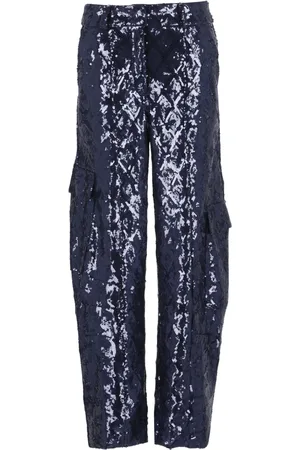 ROTATE Mujer, Pantalones, Azul, Talla: S
