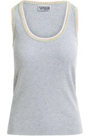 Essentiel Antwerp Mujer, Camisetas, Gris, Talla: S