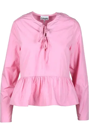 Ganni Mujer, Blusas y Camisas, Rosa, Talla: XL