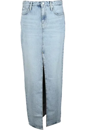 Calvin Klein Mujer, Faldas, Azul, Talla: W25
