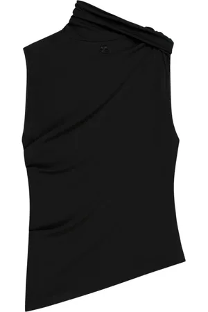 Courrèges Mujer, Camisetas, Negro, Talla: XS