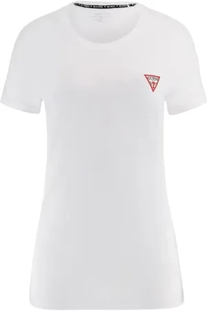 Guess Mujer, Camisetas, Blanco, Talla: M