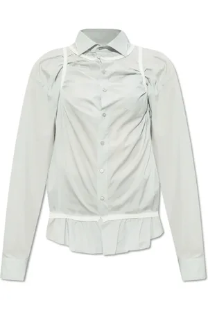 Maison Margiela Mujer, Blusas y Camisas, Azul, Talla: S