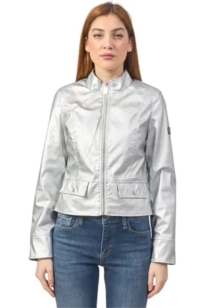 YES ZEE BY ESSENZA Mujer, Chaquetas, Gris, Talla: M