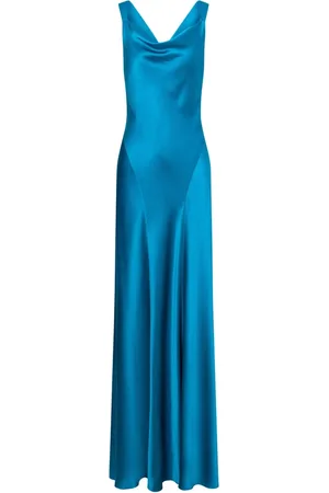 Alberta Ferretti Mujer, Vestidos, Azul, Talla: L