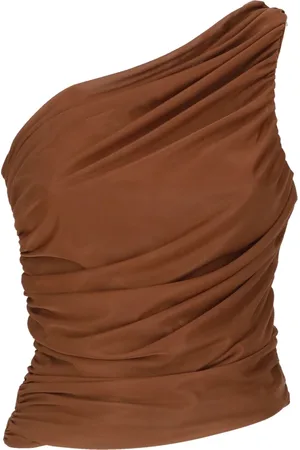 Pinko Mujer, Camisetas, Marrón, Talla: M