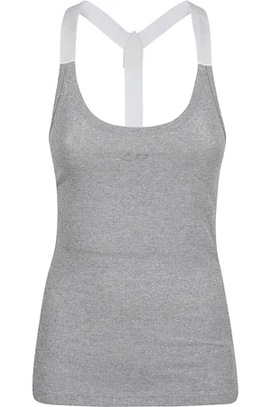 OFF-WHITE Mujer, Camisetas, Gris, Talla: S