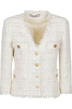 TAGLIATORE Mujer, Chaquetas, Blanco, Talla: L