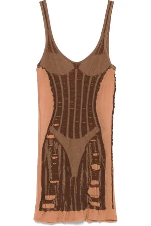 Diesel Mujer, Vestidos, Marrón, Talla: XS