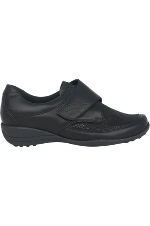 Waldläufer Mujer, Zapatos, Negro, Talla: 37 EU