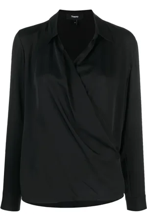 THEORY Mujer, Blusas y Camisas, Negro, Talla: M