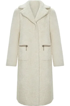 CESARE GASPARI Mujer, Abrigos, Blanco, Talla: L