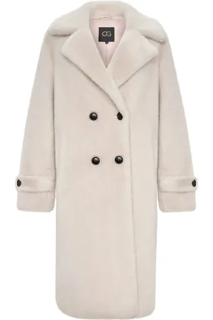 CESARE GASPARI Mujer, Abrigos, Blanco, Talla: M
