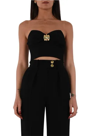 Elisabetta Franchi Mujer, Camisetas, Negro, Talla: M