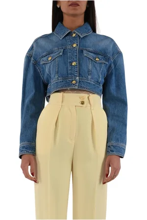 Elisabetta Franchi Mujer, Chaquetas, Azul, Talla: M