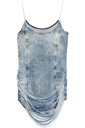 Diesel Mujer, Vestidos, Azul, Talla: M