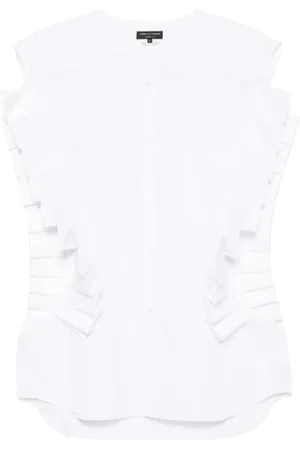 Comme des Garçons Mujer, Camisetas, Blanco, Talla: M