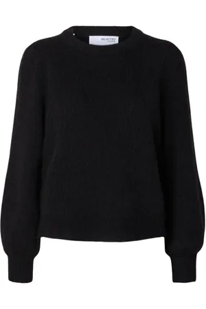 SELECTED Mujer, Jerseys, Negro, Talla: M