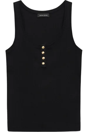ANINE BING Mujer, Camisetas, Negro, Talla: L
