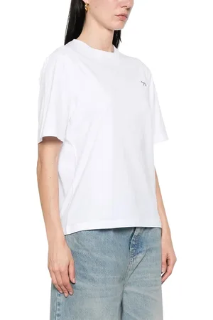 Maison Kitsuné Mujer, Camisetas, Blanco, Talla: XS