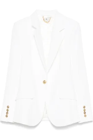 Elisabetta Franchi Mujer, Chaquetas, Blanco, Talla: M