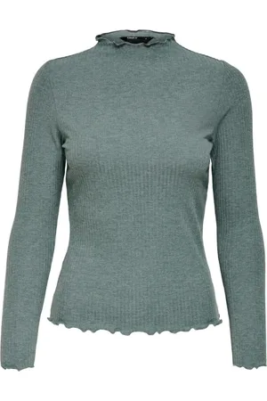 ONLY Mujer, Camisetas, Verde, Talla: M