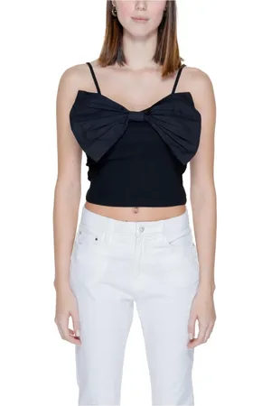 ONLY Mujer, Camisetas, Negro, Talla: S