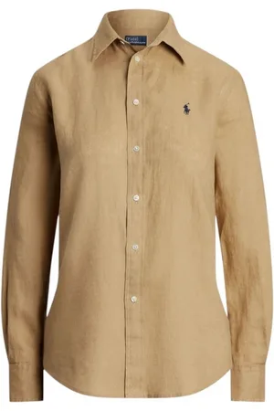 Ralph Lauren Mujer, Blusas y Camisas, Marrón, Talla: M