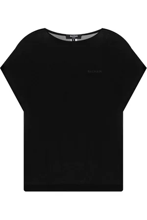 Balmain Mujer, Camisetas, Negro, Talla: L